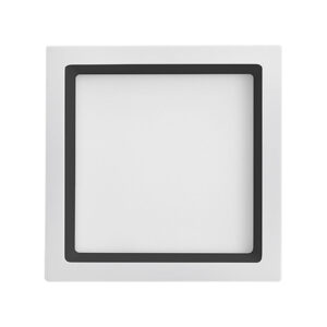 Luminária recuada 400×400 36w 2500lm 5700k 85-240v branca recuo preto